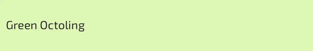Green Octoling